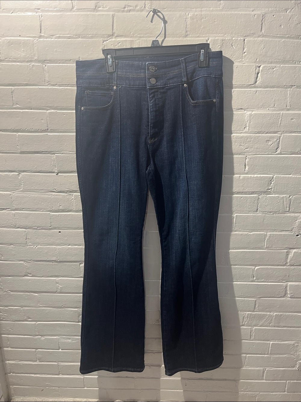 White House Black Market Hi Rise Skinny Flare Jean